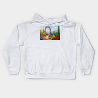 Blooming arch Kids Hoodie